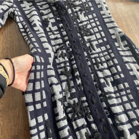 Charlie & Robin Sweater Navy/Gray/Black - Size S - Picture 6 of 10